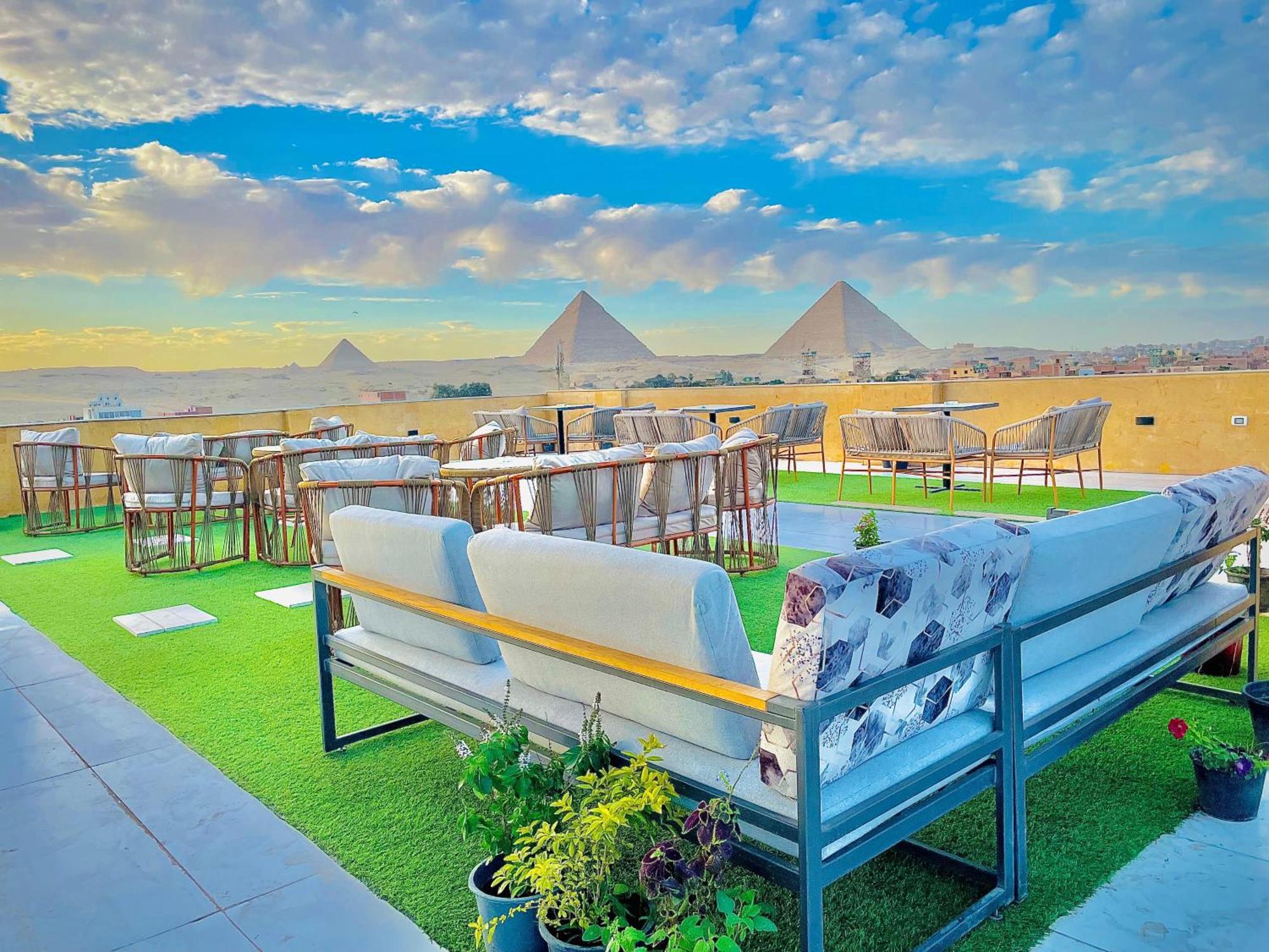 Palm Pyramids View Hotel Kafret el-Gabal Exterior photo